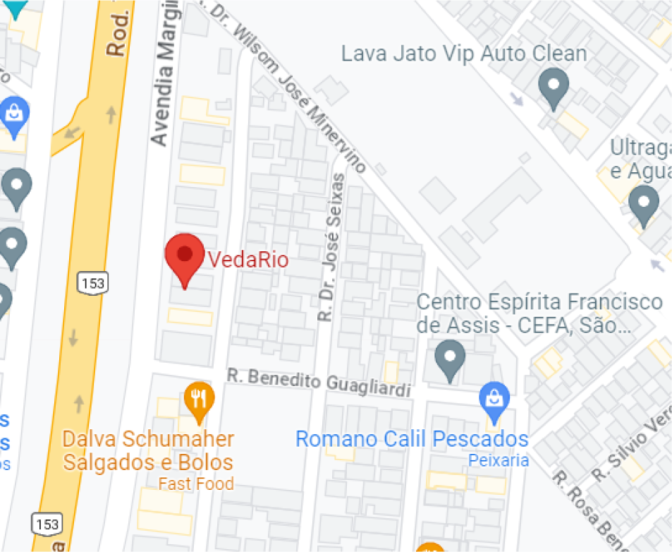 Mapa de localização Veda Rio